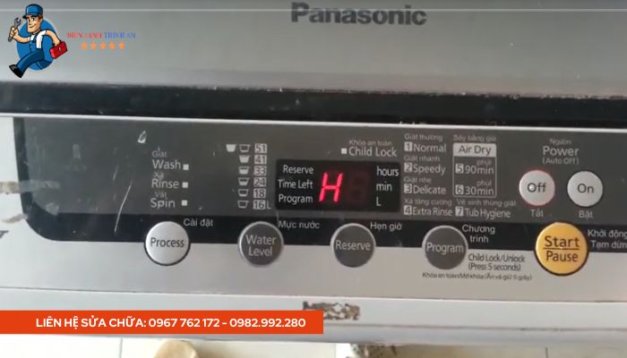 Máy giặt Pannasonic báo lỗi H01