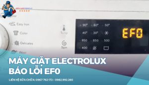 Lỗi EF0 trên máy giặt Electrolux