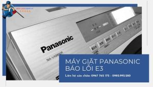 Lỗi E3 trên máy giặt Panasonic