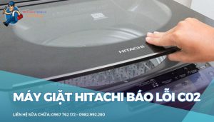 Máy giặt Hitachi báo lỗi C02