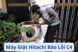 Máy giặt Hitachi báo lỗi C4