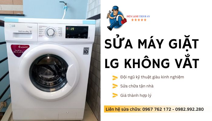 Sửa máy giặt LG không vắt